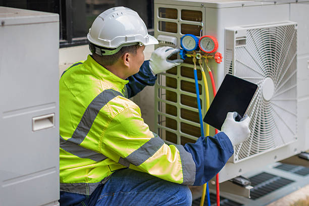 Professional Hvac technician working in Averill Park, NY